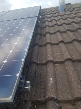 Click Here To Enlarge This Photo Of Solar Panel Bird Proofing