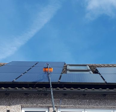 Click Here To Enlarge This Photo Of Solar Panel Cleaning
