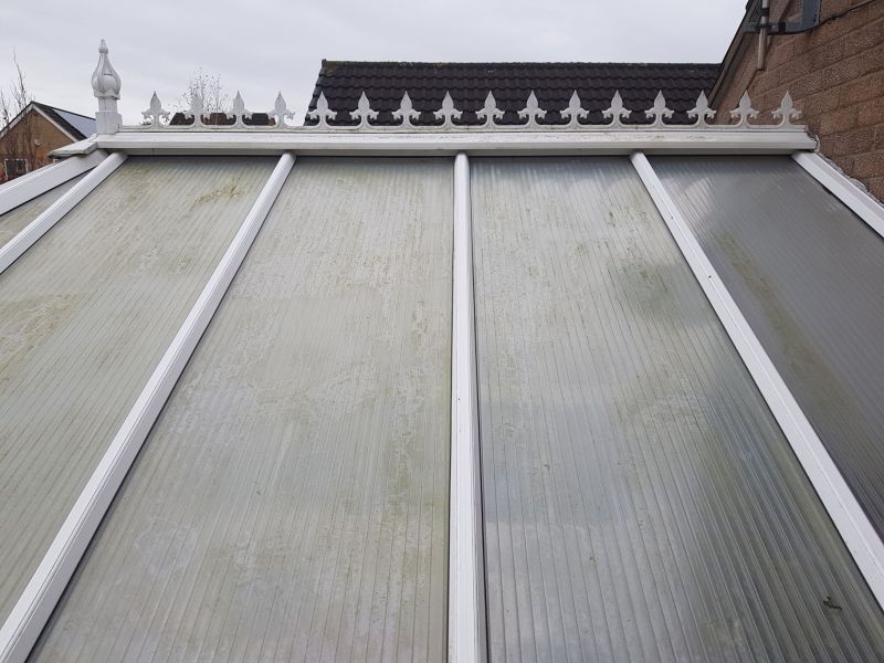 conservatory clean before: Swipe To View More Images