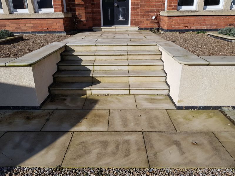 SANDSTONE STEPS BEFORE: Swipe To View More Images