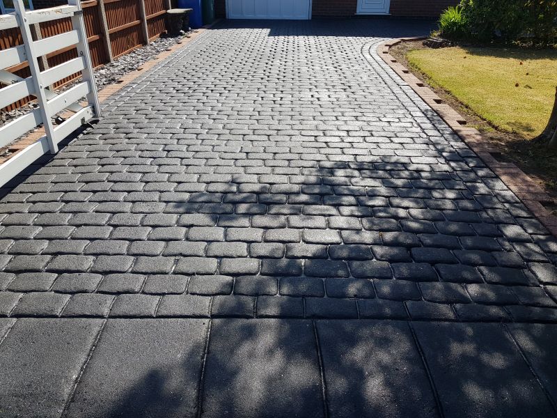 Driveway clean Mansfield AFTER: Swipe To View More Images