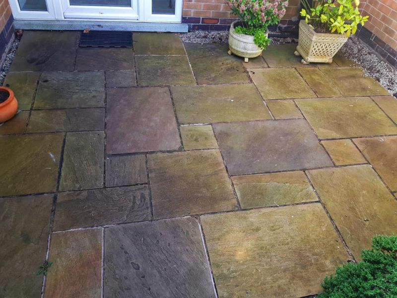 Patio clean BEFORE: Swipe To View More Images