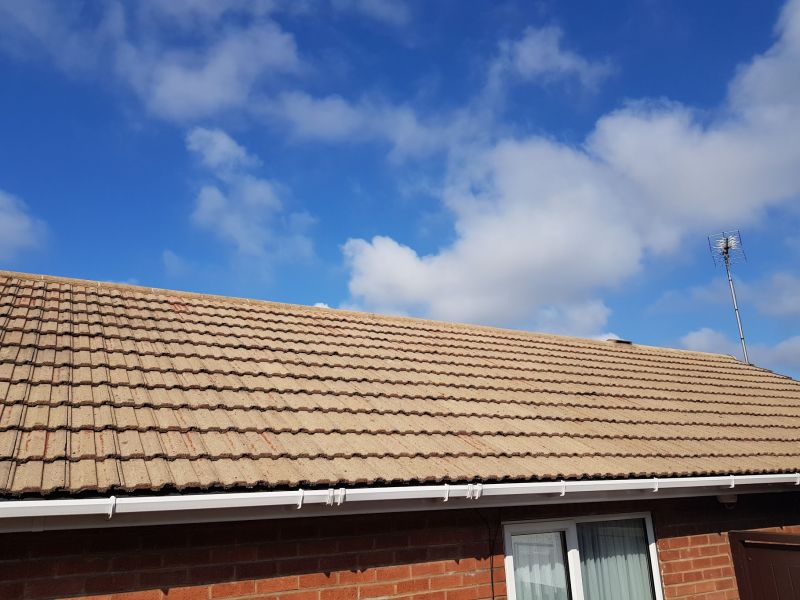 Here is the Roof we treated 12months ago, a Huge transformation! PICTURE 2 of 2: Swipe To View More Images