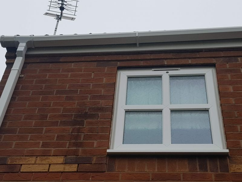 Gutter clear out with downpipe unblocked,
Gutters, Soffits & Fascias Deep cleaned including window frames cleaned.
Happy customer in Hucknall!: Swipe To View More Images