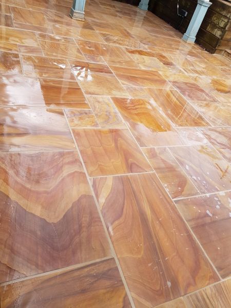 Here is the results of this patio clean in Heanor! We specialise in Soft washing, No pressure washer was used on this patio clean.: Swipe To View More Images