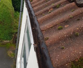 Gutter cleared out & flowing correctly: Click Here To View Larger Image