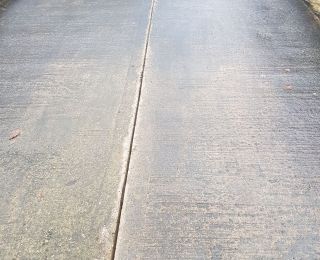 slippery concrete driveway BEFORE: Click Here To View Larger Image