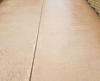 concrete driveway AFTER results: Click Here To View Larger Image
