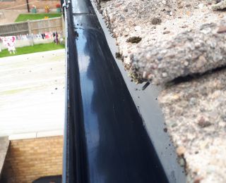 Moss removal complete, guttering cleaned out in Rainworth: Click Here To View Larger Image