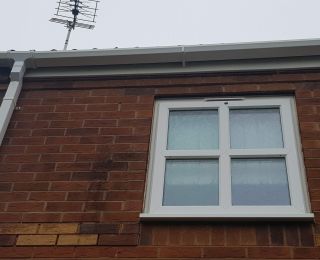 Gutter clear out with downpipe unblocked,
Gutters, Soffits & Fascias Deep cleaned including window frames cleaned.
Happy customer in Hucknall!: Click Here To View Larger Image
