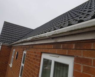 These soffit & fascias were booked in for a deep clean as they had not been cleaned in over 7 years since they moved into Hucknall.: Click Here To View Larger Image