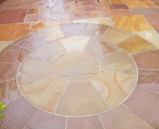 Finished picture of this patio clean in Mansfield. The owner then requested for the patio to be sealed to prolong the clean!: Click Here To View Larger Image