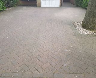 Driveway cleaning in Hucknall: Click Here To View Larger Image