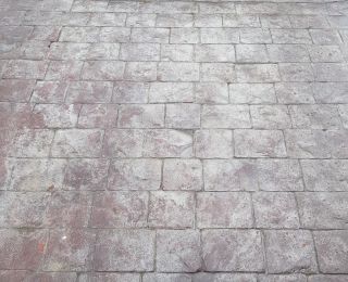 Here is a driveway that the homeowner tried to seal themselves, unfortunately there is alot of factors that need to be considered when sealing a driveway and should be done by a professional with thorough training and experience. : Click Here To View Larger Image