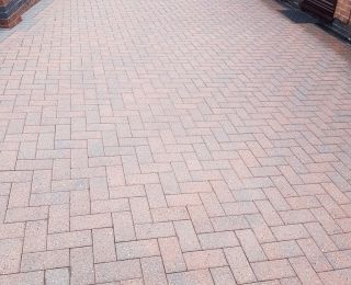 picture after we had cleaned the driveway in Underwood, just need to allow it to dry fully before we return to sand & seal with Smartseal.: Click Here To View Larger Image