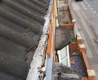 Gutters cleaned out & flowing correctly: Click Here To View Larger Image